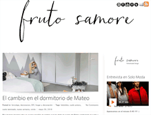 Tablet Screenshot of frutosamore.com